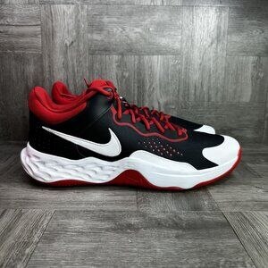 Nike Fly By Mid Men's size 13 Black Red White Basketball Shoes DD9311-005